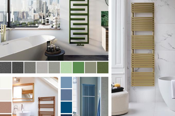 Présentation de l'offre spéciale couleurs à 1€ sur les sèche-serviettes